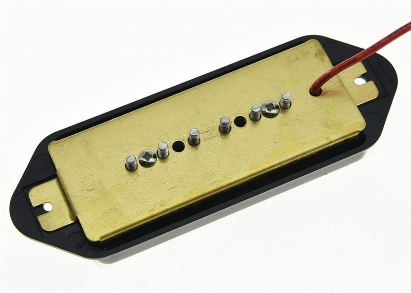KAISH Black P90 High Power Sound Dogear Type NECK Pickup Soapbar Guitar Pickups - Image 3